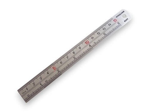 Metal stainless steel ruler - metal,