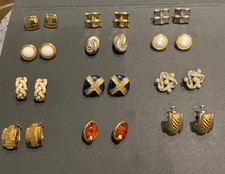 job lot designer and other clip on earrings