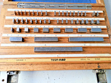 Tesa RSD set of imperial slip gauges  Grade 1, serial number 01464
