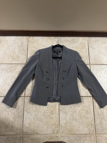 Tahari military style - military, grey