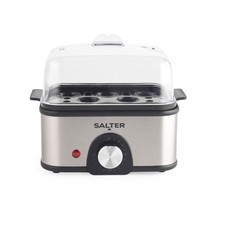 Salter Electric Multi Egg Boiler for Soft, Hard or Poached Eggs Capacity of 8