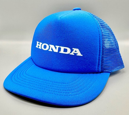Honda blue mesh trucker - honda,