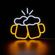Cheers Beer LED Neon Sign USB