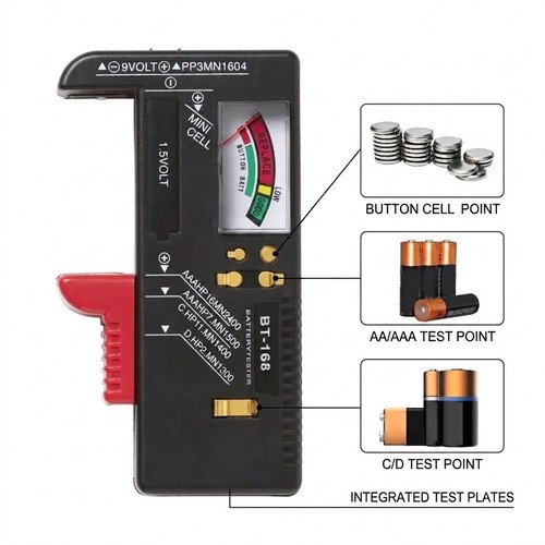 Universal battery tester - battery,