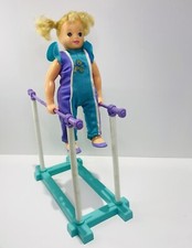 Bouncin’ Kids Vintage Galoob Gymnastics Tumblin’ Kid And Parallel Bars 1988