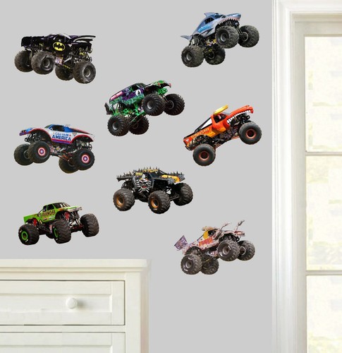 Monster trucks set wall - monster, 8