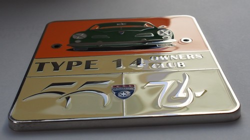 Karmann ghia grill badge - vw,
