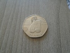2011 London Olympics 50 pence Coin Boxing With Coin Case