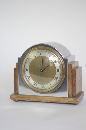 Art deco oak chrome - deco,