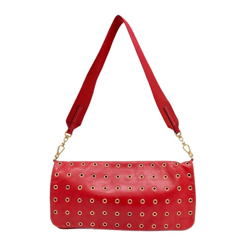 Prada grommet embellished red - prada,