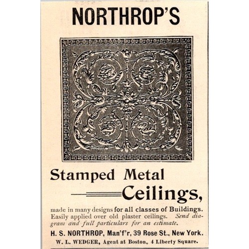 Northrop stamped metal - northrop's,