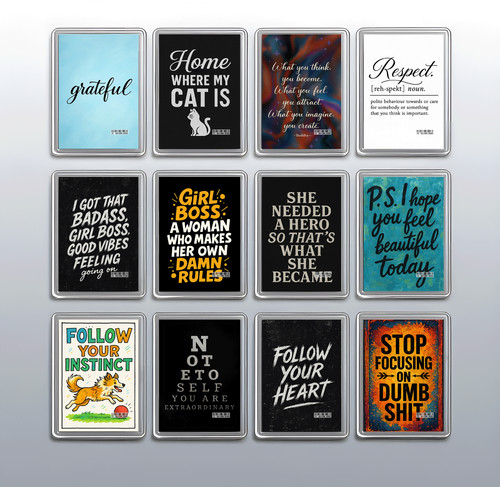 Motivational quote fridge - motivational,