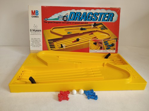 1970s dragster board game - mb,