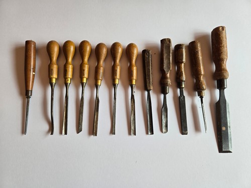 Set vintage wood carving - vintage,
