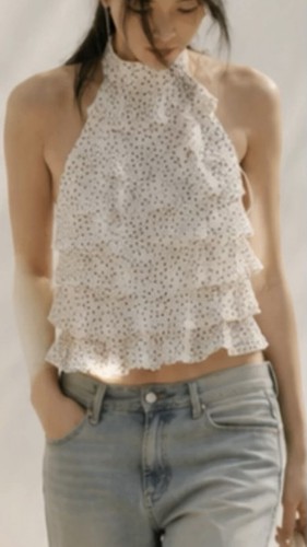 Zara polka dot halter - polka,
