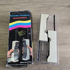 Vintage Kids Walkie Talkies 1980's Prop Boxed Mobile Phone Toy 