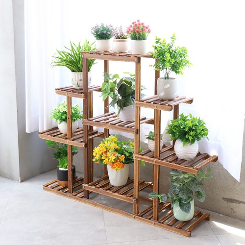 Heavy duty wooden plant - wooden, stand