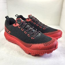 SCOTT Supertrac Ultra RC Mens Trail Running Trainers Red Black UK7 (X178)