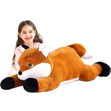 IKASA Large Fox Stuffed Animal Plush Toys,78cm Soft Toy Giant Cute Huge Big Size
