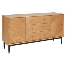 Ercol Monza Large Sideboard in POBK Patina Oak & Black W150 D47 H80 RRP £1425