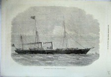 Original Old Antique Print