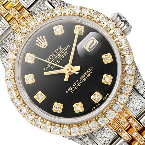 Rolex datejust 69173 diamond - rolex,