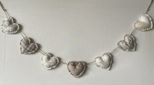 Heart garland bunting - heart,