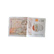 Ten 10 Pound Note Serial Number Rare Collectible 786