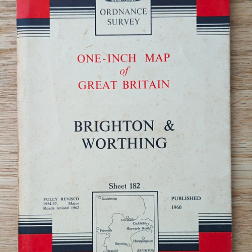 Ordnance survey one inch map - ordnance,