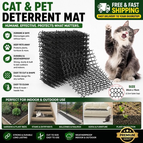 Cat scat mat spike - mat, anti-cat