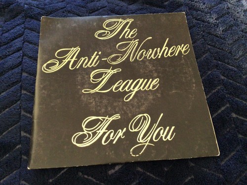 The anti nowhere league for - the,