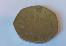 2011 50 PENCE COIN  OLYMPIC -TRIATHLON  IN   VERY GOOD CONDITION.