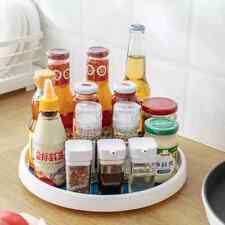 Spinning Organizer Rotating Tray 1-Tier Spice Rack Round Shelf Condiment Storage