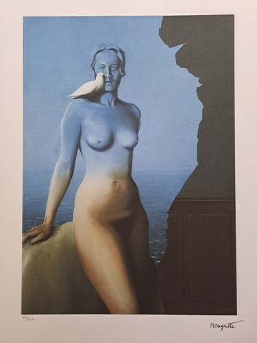 Rene magritte signed black - magritte,