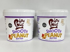 Pip & Nut Smooth Peanut Butter – 2 × 1kg – Natural, Palm Oil Free