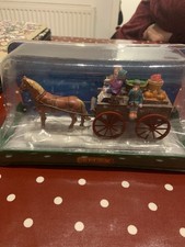 Lemax Going To Market SKU 63274 Retired Rare  Horse Cart