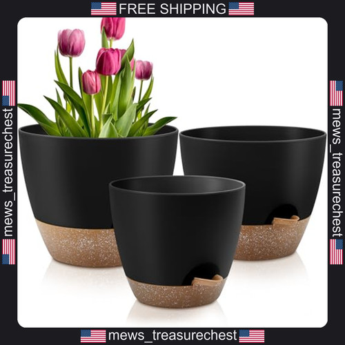 Self watering plant pots - self,
