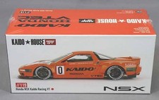 Kaido House Mini GT 1/64 Honda NSX Racing V1 Left Hand Drive Orange Vtec