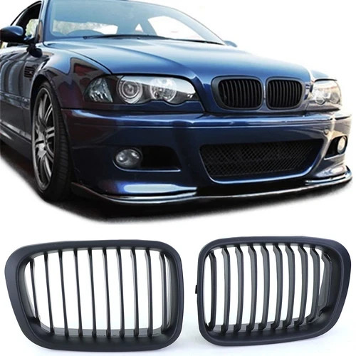 Front grille matt black - grille,