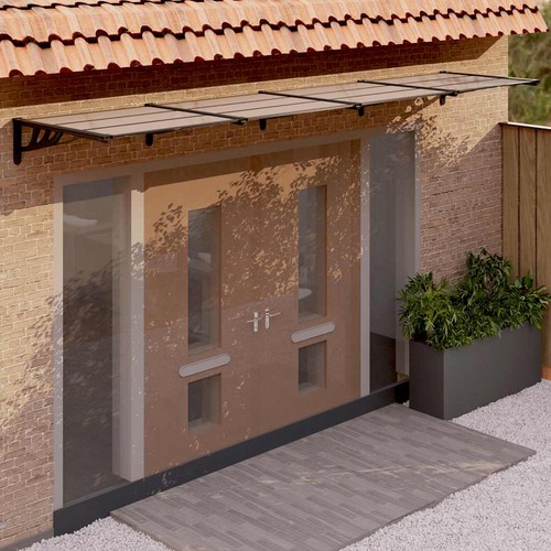 Vidaxl door canopy black - door,