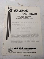 ARPS TRACTOR HALF-TRACK AXLE