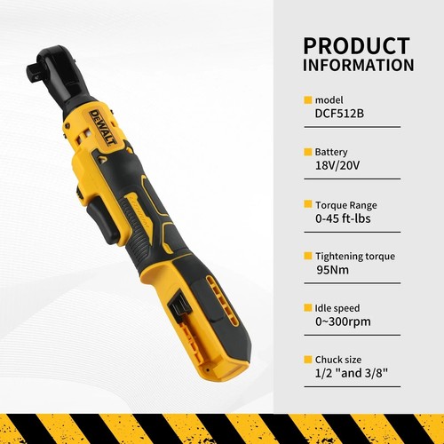 Dewalt dcf512n 18v 2 - dcf512n-xj, 1/2"