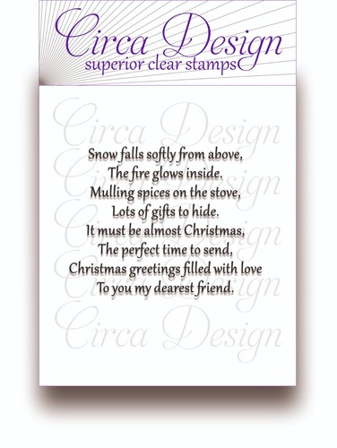 Clear unmounted christmas - clear,