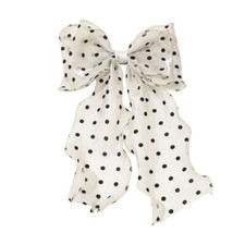 Ladies Girl Large Bow Ribbon Barrettes Steel Hairpin Satin Hair Clip Party Dance