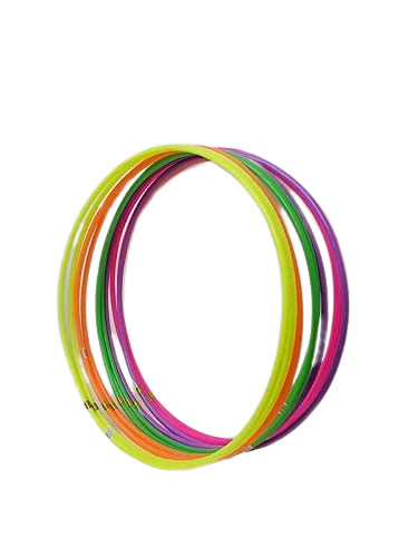 Multicolour plastic hula - hula, hoops