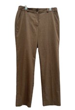 M&S Classic Trousers Women's Size 12 Brown Straight Country Casual Straight Leg