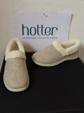 Hotter Snug Fur Lined Slippers Size UK 4 EU 37 New