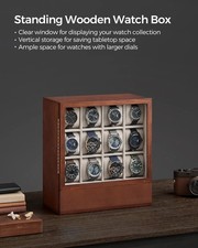 12-Slot Wooden Luxury Watch