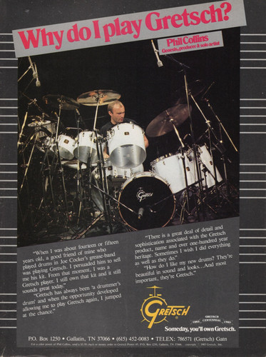 1983 print gretsch - print, drum