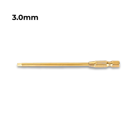 Titanium hex bit - titanium,